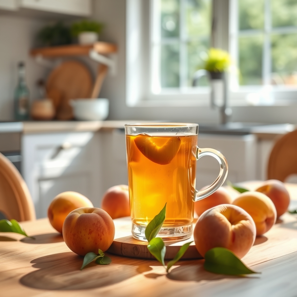 Fresh herbal tea Australian kitchen